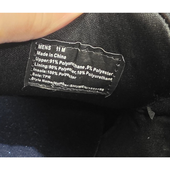 Aldo Shumen Lace-Up Faux Leather Oxfords Sneaker Men 11 M Black Comfort Office - Picture 11 of 11